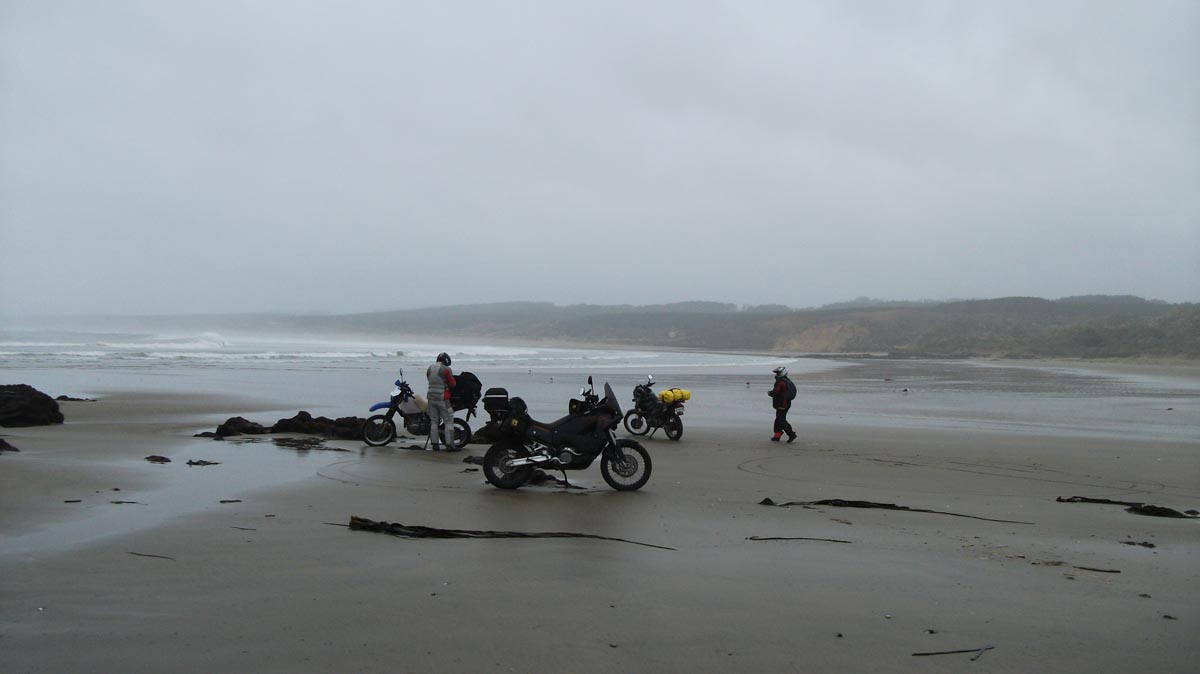 A wet 90 Mile Beach, Still fun