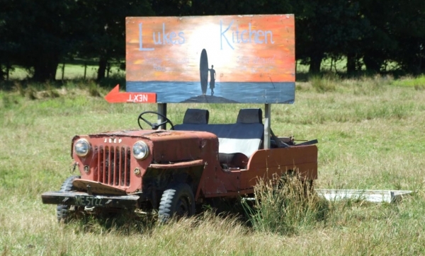 An old Jeep by the turnoff from SH25 to Black Jack Road