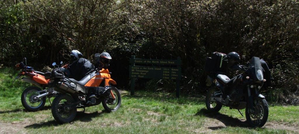 At the Center of the North Island carpark