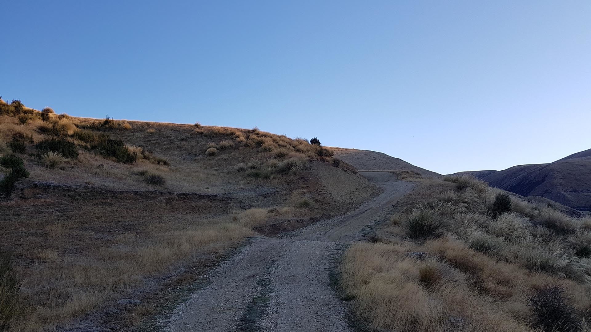The trail gets rougher