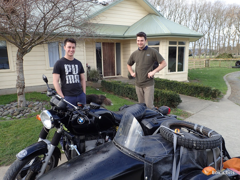 Lewis & his Bro were really good at helping me sort out the flat tyre & gas issue