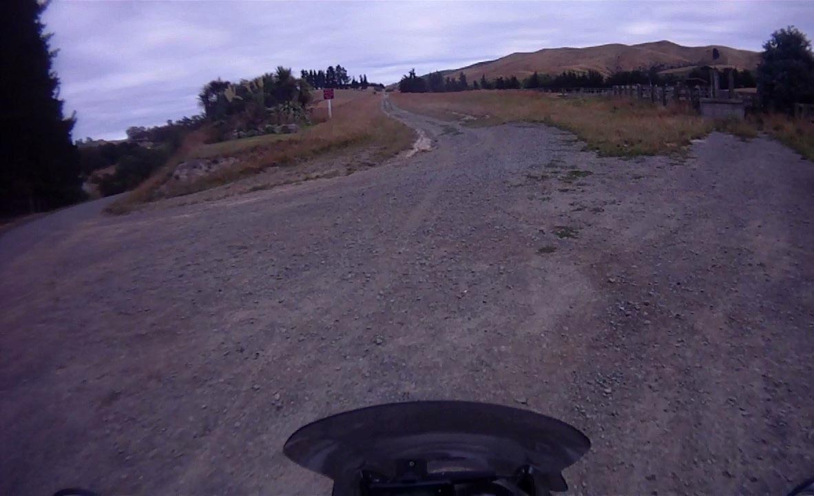The entrance to Random Spur Road