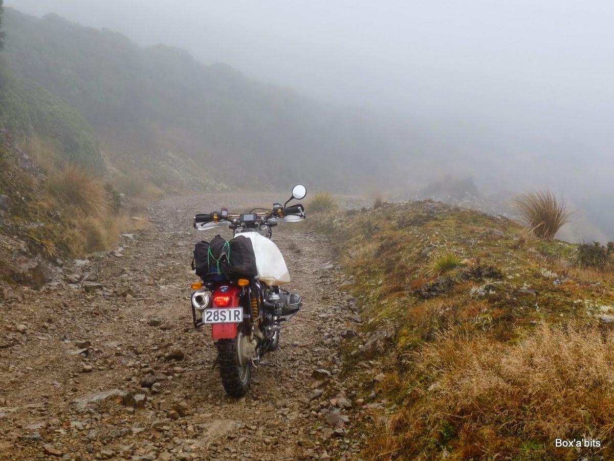 Takapari Road gets pretty rough in places