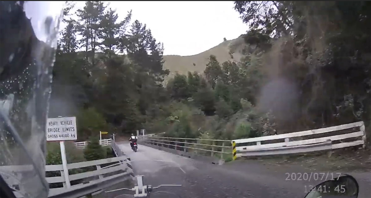 This bridges marks the start or end of the gravel depending on which direction you are travelling in.