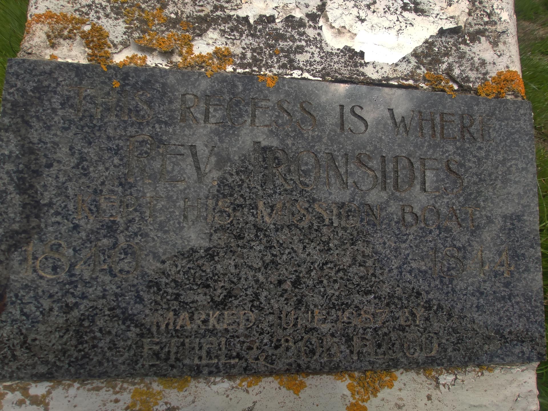 Memorial on Tumbledown Bay Road