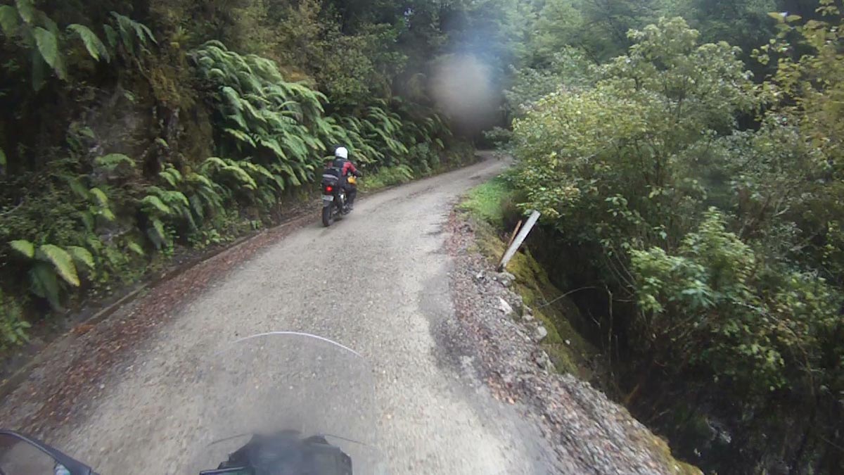 The road to Waiuta Historic Mine Site