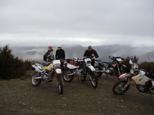 Riders at the Quarry off Kaweka Road